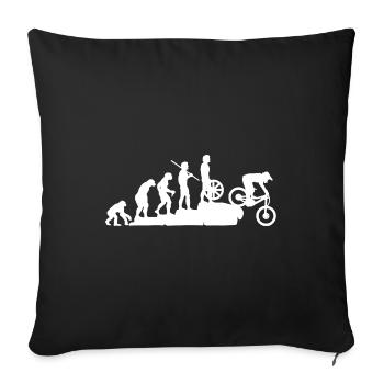 Chemise VTT - Coussin et housse de 45 x 45 cm - noir - Devant