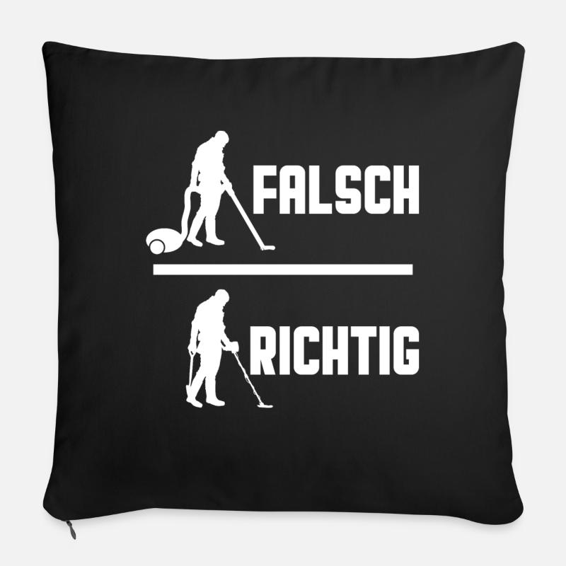 Passer l'aspirateur, c'est mal, Sonding, c'est bien Coussin et housse de 45 x 45 cm