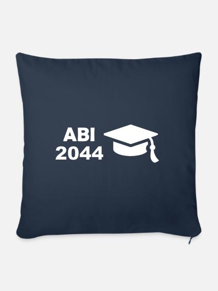 Abitur - Sofakissen mit Füllung 45 x 45 cm - Navy