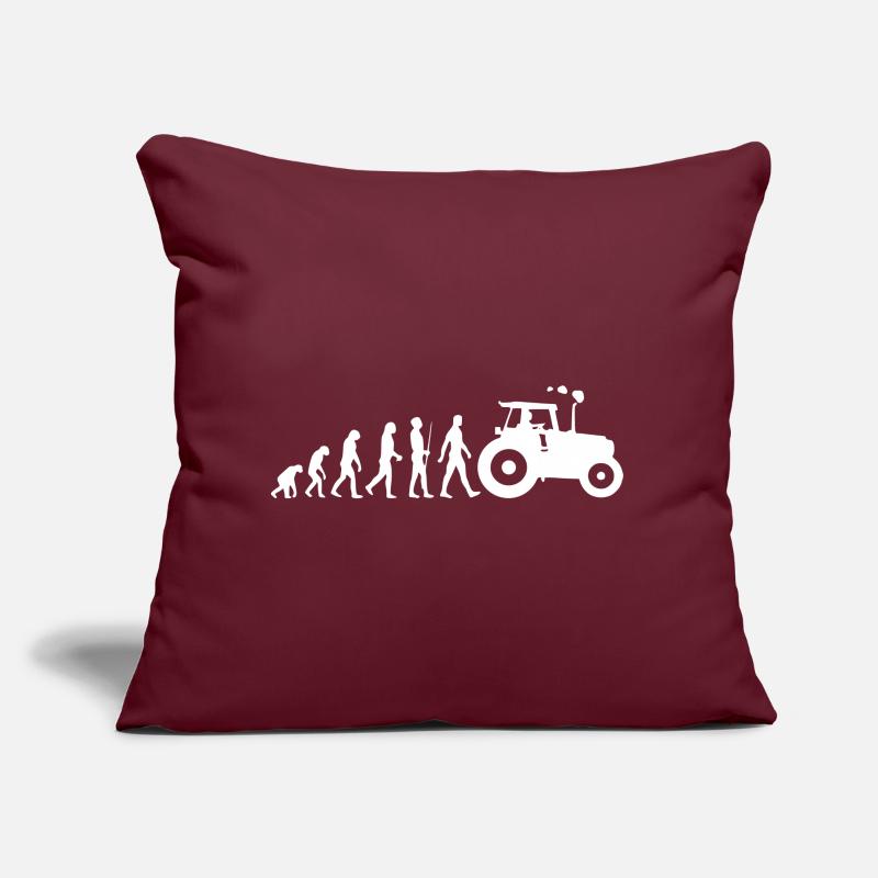 Traktor - Evolution - Trekker - Bauer Sofakissen mit Füllung 45 x 45 cm
