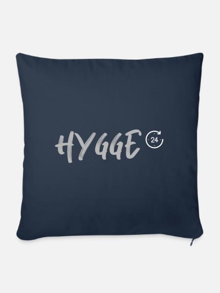 Hygge 24h - Sofakissen mit Füllung 45 x 45 cm - Navy