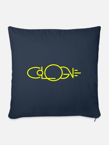 Cologne - Sofakissen mit Füllung 45 x 45 cm - Navy