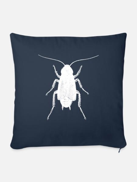 Schabe - Sofakissen mit Füllung 45 x 45 cm - Navy