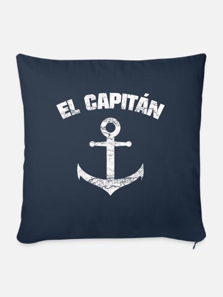 EL CAPITÁN ANCLA SHIRT - Sofakissen mit Füllung 45 x 45 cm - Navy