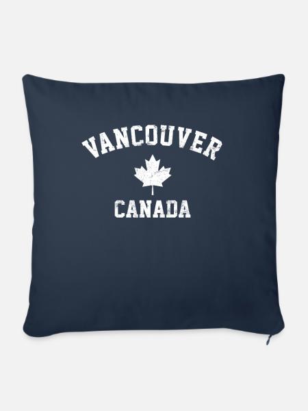 Vancouver Canada flag vancouver - Sofakissen mit Füllung 45 x 45 cm - Navy