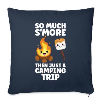 Marshmallow S'more - Sofa pillow with filling 45cm x 45cm - navy - Front