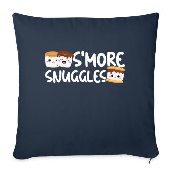 Marshmallow S'more - Sofa pillow with filling 45cm x 45cm - navy - Front