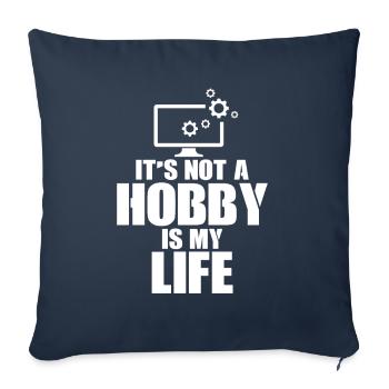 Computer Repair Technology Support Technology - Sofa pillow with filling 45cm x 45cm - navy - Front