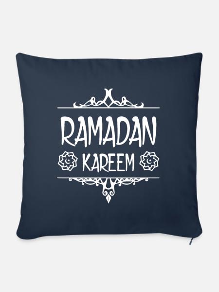 Ramadan Kareem - Sofakissen mit Füllung 45 x 45 cm - Navy