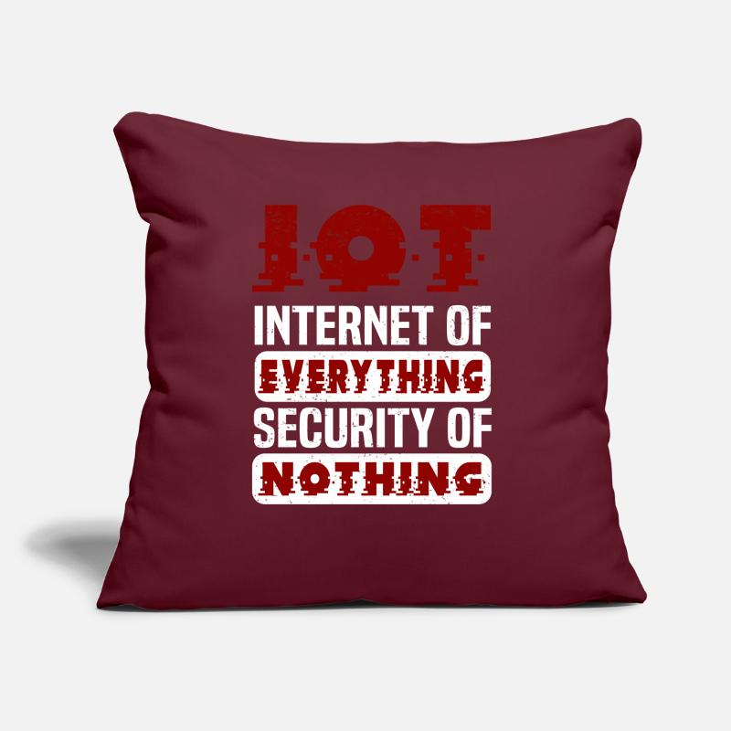 Internet des objets Programmeur IOT Admin IT Coussin et housse de 45 x 45 cm