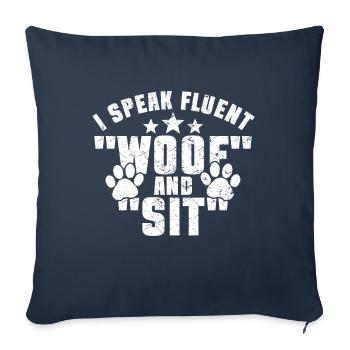 Dog Trainer Puppy Funny Pet Training - Sofa pillow with filling 45cm x 45cm - navy - Front