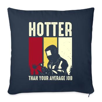 Welding Welding Worker Metalworking - Sofa pillow with filling 45cm x 45cm - navy - Front
