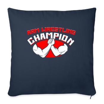 Bras de fer Bras de fer Bras de fer - Coussin et housse de 45 x 45 cm - bleu marine - Devant