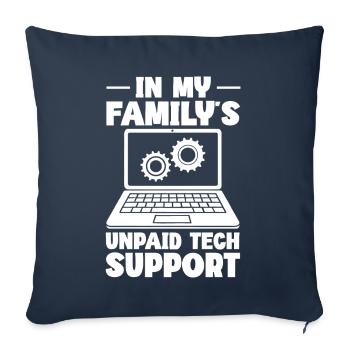 Programmer Computer Coding Software Developer - Sofa pillow with filling 45cm x 45cm - navy - Front