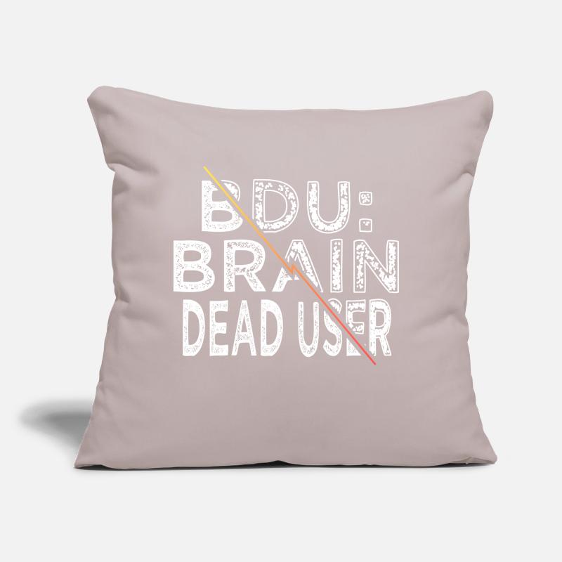 Citation Analyste informatique Hacking Coder Coussin et housse de 45 x 45 cm