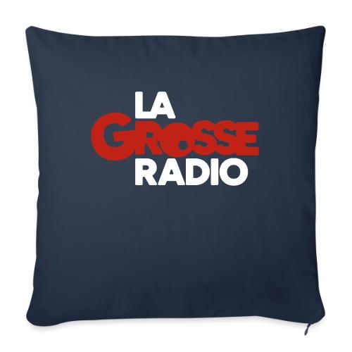 LaGrosseRadio Logo Full White Rock - Coussin et housse de 45 x 45 cm