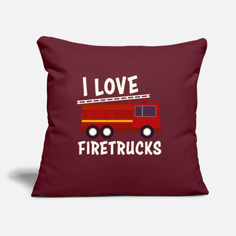 Fire engine fire engine Sofa pillow with filling 45cm x 45cm