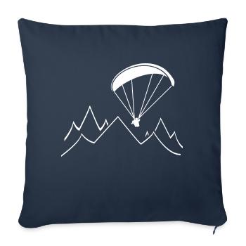 gleitschirm fliegen - Sofakissen mit Füllung 45 x 45 cm - Navy - Vorne