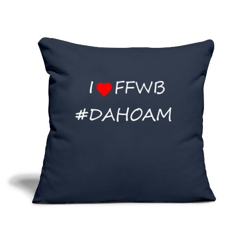 I ❤️ FFWB #DAHOAM - Sofakissen mit Füllung 45 x 45 cm