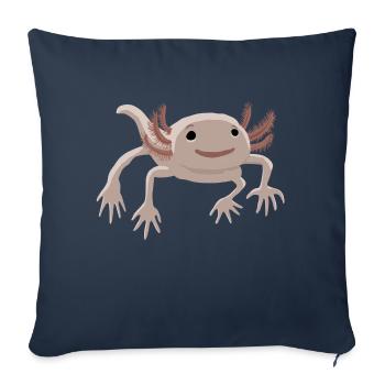 Axolotl 1 - Sofakissen mit Füllung 45 x 45 cm - Navy - Vorne