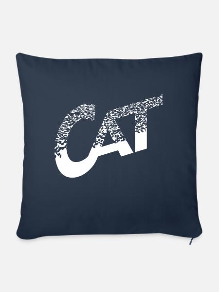 CAT - Sofakissen mit Füllung 45 x 45 cm - Navy
