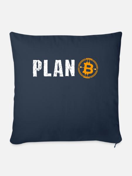BTC Plan B - Sofakissen mit Füllung 45 x 45 cm - Navy