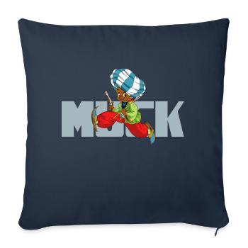 Muck - Sofakissen mit Füllung 45 x 45 cm - Navy - Vorne