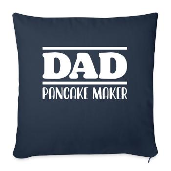 Dad Pancake Maker, Funny Fathers Gift - Sofa pillow with filling 45cm x 45cm - navy - Front