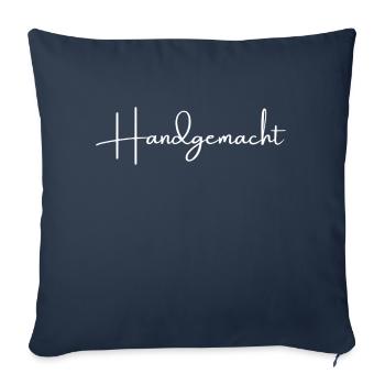 Handmade - Sofakissen mit Füllung 45 x 45 cm - Navy - Vorne