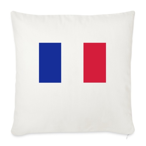 Französische Flagge - Sofakissen mit Füllung 45 x 45 cm