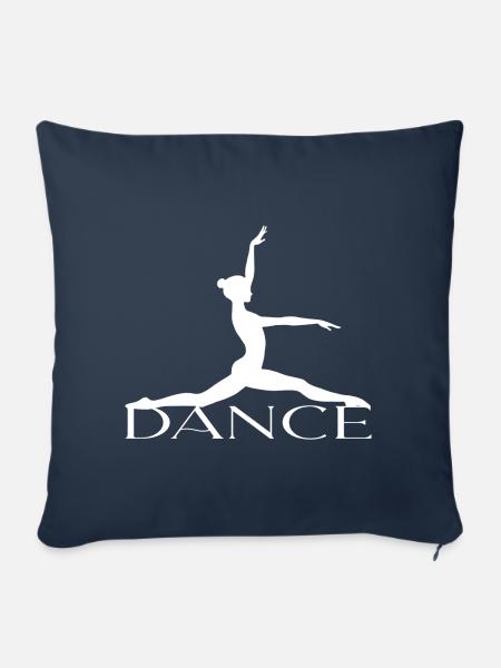 Dance - Sofakissen mit Füllung 45 x 45 cm - Navy