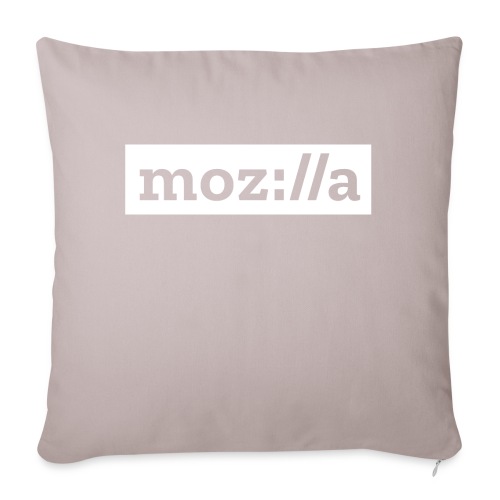 Mozilla - Coussin et housse de 45 x 45 cm