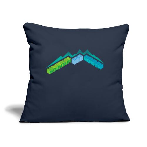 Mountain Bike Man greenblue - Sofa pillow with filling 45cm x 45cm