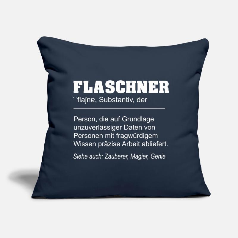 Flaschner lustige Definition Sofakissen mit Füllung 45 x 45 cm