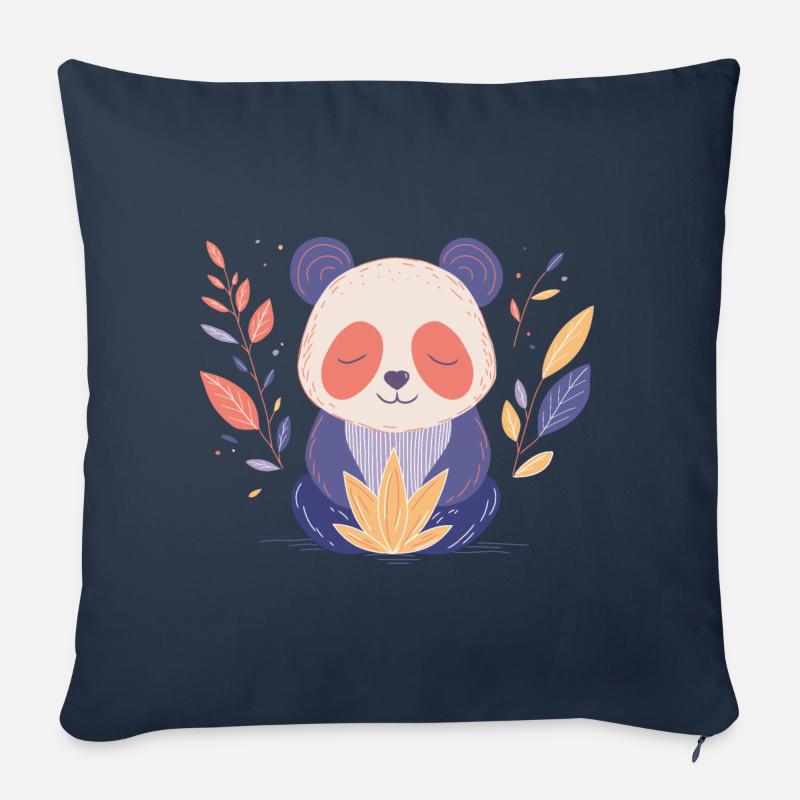 Yogi Panda - Sofakissen mit Füllung 45 x 45 cm - Navy