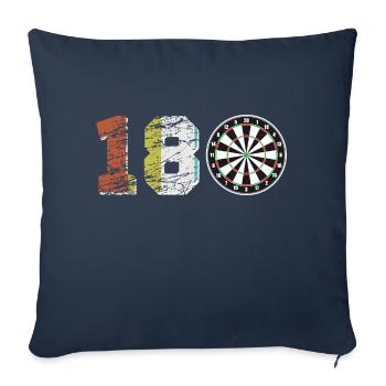 180 Darts Dart Vintage - Sofakissen mit Füllung 45 x 45 cm - Navy - Vorne
