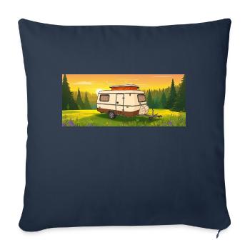 Eriba Pan quer - Sofakissen mit Füllung 45 x 45 cm - Navy - Vorne