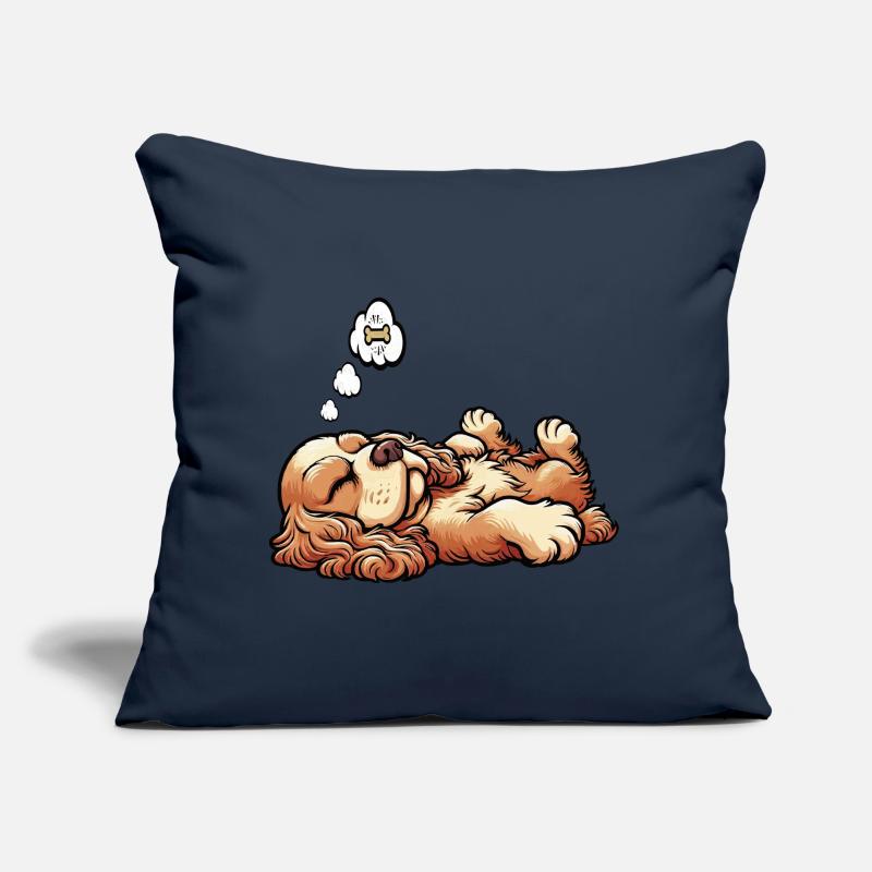 Cocker Spaniel Cocker Chien Cocker Propriétaire de cocker Spaniel Coussin et housse de 45 x 45 cm