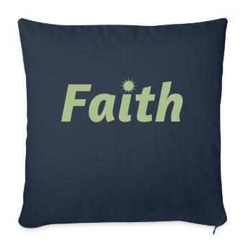 Faith - Sofakissen mit Füllung 45 x 45 cm - Navy - Vorne