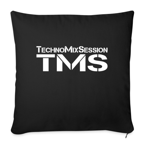 TMS-TechnoMixSession (white) - Sofakissen mit Füllung 45 x 45 cm