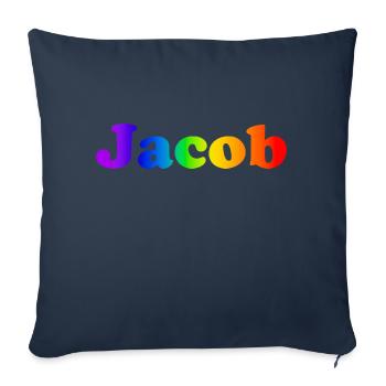 Jacob - Sofakissen mit Füllung 45 x 45 cm - Navy - Vorne