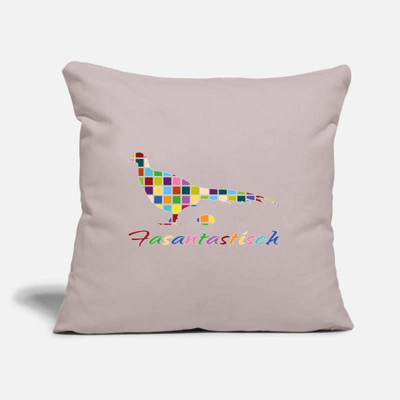 Fantastic pheasant design pheasantastic Sofa pillow with filling 45cm x 45cm