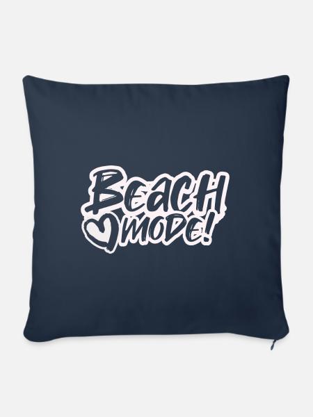 Strandmodus - Sofakissen mit Füllung 45 x 45 cm - Navy