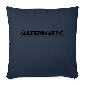 Alternativ - Sofakissen mit Füllung 45 x 45 cm - Navy - Vorne