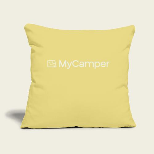 MyCamper Logo creamwhite - Sofakissen mit Füllung 45 x 45 cm