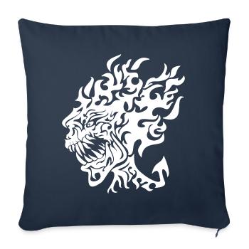 Flamin Heed Customise - Sofa pillow with filling 45cm x 45cm - navy - Front