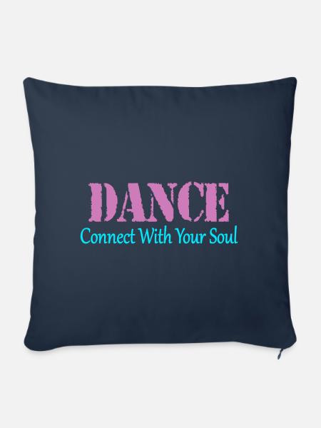 Dance - Sofakissen mit Füllung 45 x 45 cm - Navy