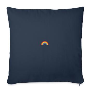 rainbow small - Sofa pillow with filling 45cm x 45cm - navy - Front