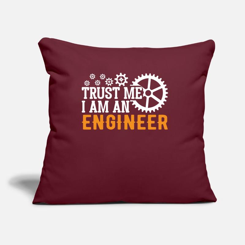 Engineer Brain Mechanical Engineering Electrical Engineering Math Sofa pillow with filling 45cm x 45cm