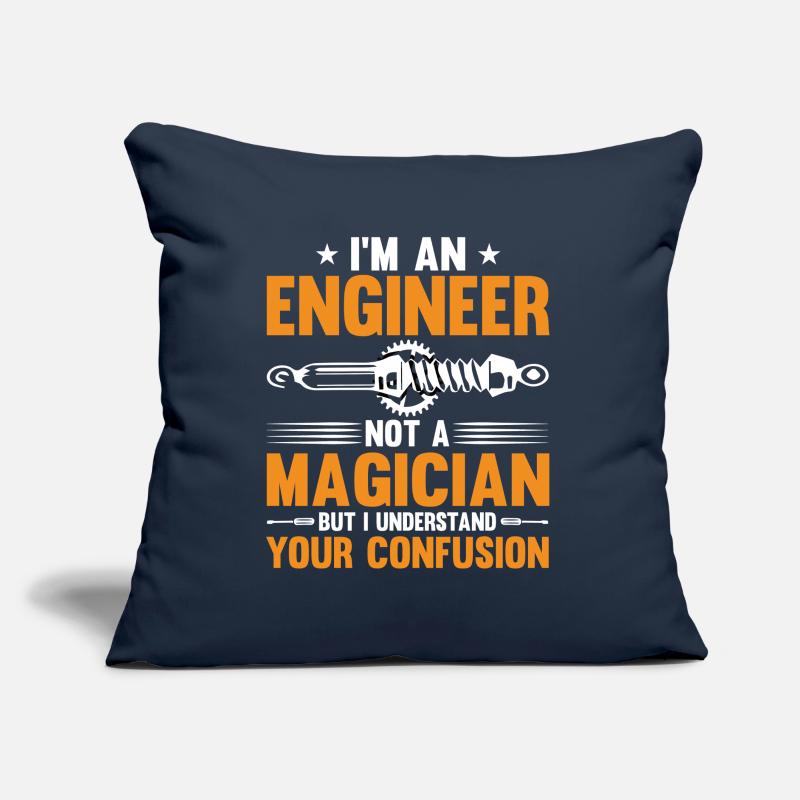 Engineer Brain Mechanical Engineering Electrical Engineering Math Sofa pillow with filling 45cm x 45cm